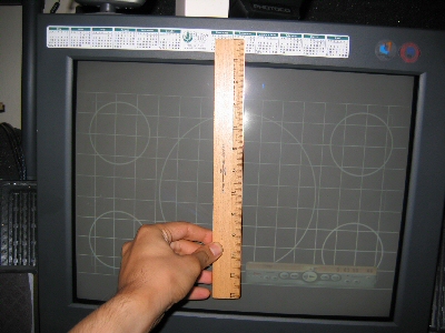 16 x 9 monitor geometry adjustment procedure