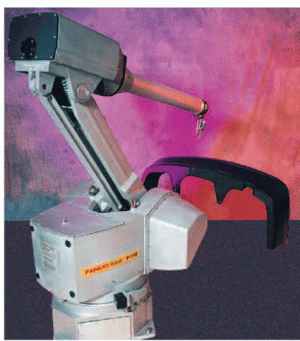 A painting  industrial robot